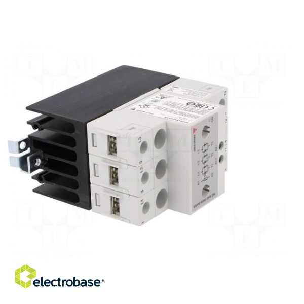 Relay: solid state | Ucntrl: 5÷32VDC | 20A | 42÷660VAC | 3-phase | IP20 image 8