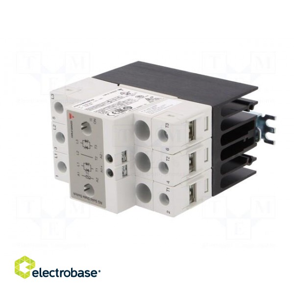 Relay: solid state | Ucntrl: 5÷32VDC | 25A | 42÷660VAC | 2-phase | IP20 paveikslėlis 2