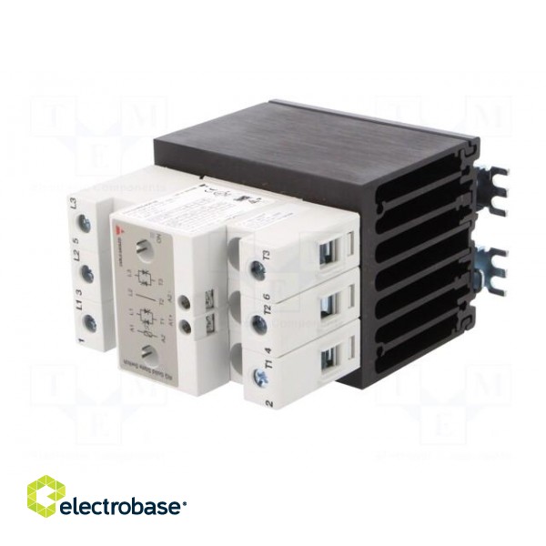 Relay: solid state | Ucntrl: 5÷32VDC | 40A | 42÷660VAC | 2-phase | IP20 image 2