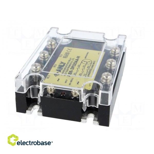 Relay: solid state | Ucntrl: 80÷280VAC | 25A | 48÷480VAC | 3-phase image 9