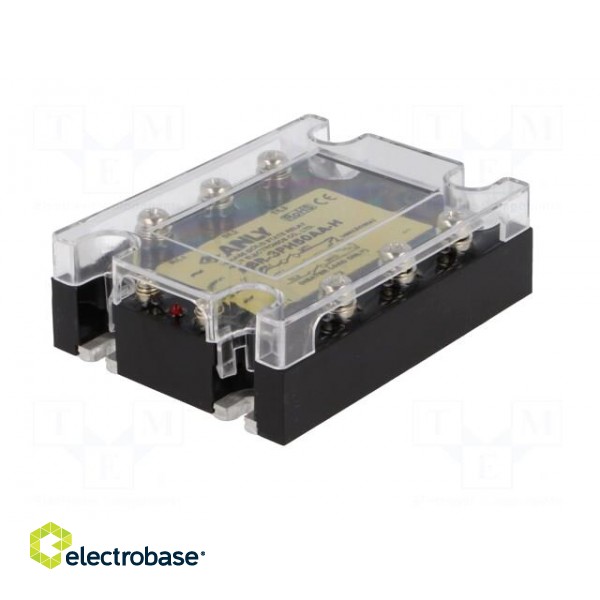 Relay: solid state | Ucntrl: 80÷280VAC | 50A | 48÷480VAC | 3-phase image 2