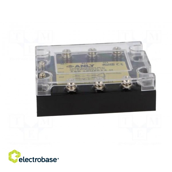 Relay: solid state | Ucntrl: 80÷280VAC | 50A | 48÷480VAC | 3-phase image 3