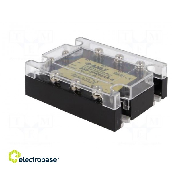 Relay: solid state | Ucntrl: 80÷280VAC | 50A | 48÷480VAC | 3-phase image 4