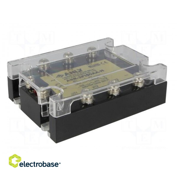 Relay: solid state | Ucntrl: 80÷280VAC | 50A | 48÷480VAC | 3-phase image 2