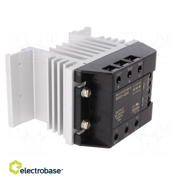 Relay: solid state | Ucntrl: 90÷240VAC | 30A | 24÷240VAC | 3-phase | DIN paveikslėlis 9