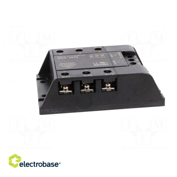 Relay: solid state | 75A | Uswitch: 24÷240VAC | 3-phase | Series: SR3 image 3