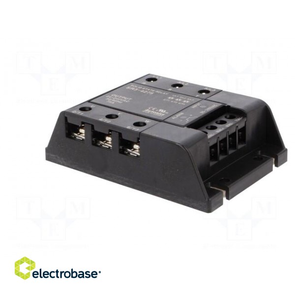 Relay: solid state | 75A | Uswitch: 24÷240VAC | 3-phase | Series: SR3 image 4
