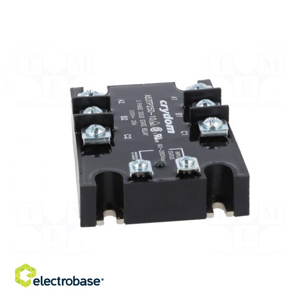 Relay: solid state | Ucntrl: 90÷280VAC | 25A | 48÷530VAC | 3-phase image 5