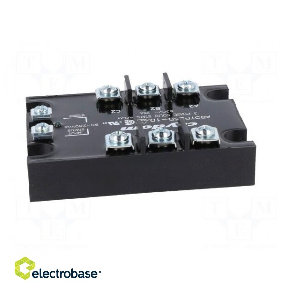 Relay: solid state | Ucntrl: 90÷280VAC | 25A | 48÷530VAC | 3-phase фото 7