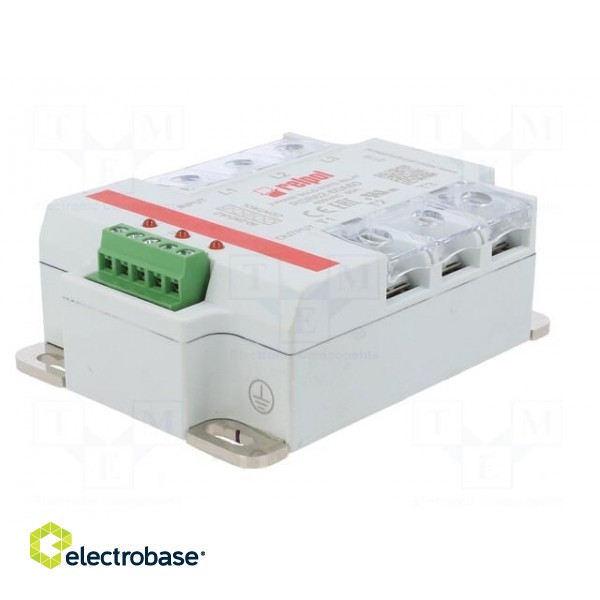 Relay: solid state | 60A | Uswitch: 24÷660VAC | 3-phase | Series: RSR62 paveikslėlis 2