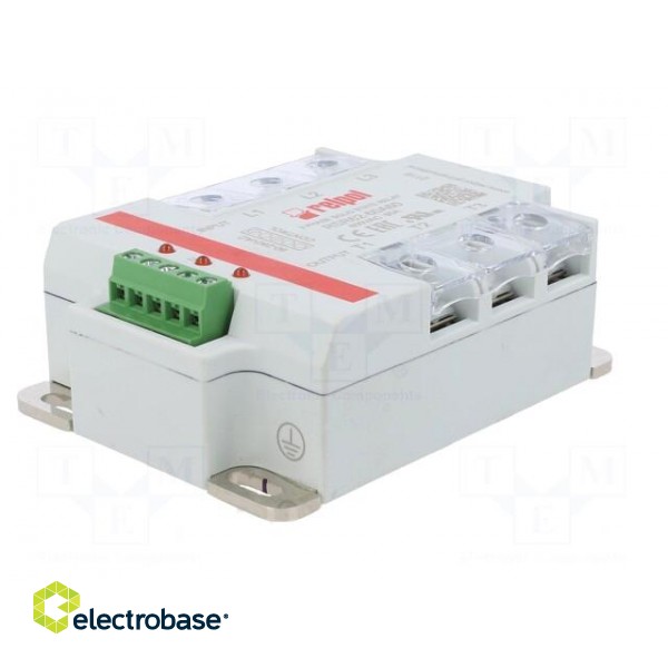 Relay: solid state | 60A | Uswitch: 24÷660VAC | 3-phase | Series: RSR62 фото 2