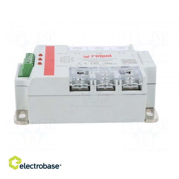 Relay: solid state | 60A | Uswitch: 24÷660VAC | 3-phase | Series: RSR62 image 3
