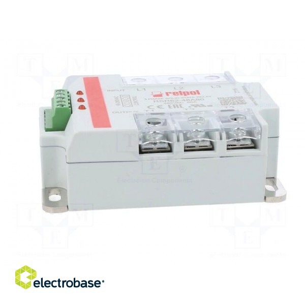 Relay: solid state | 80A | Uswitch: 24÷530VAC | 3-phase | Series: RSR62 image 3