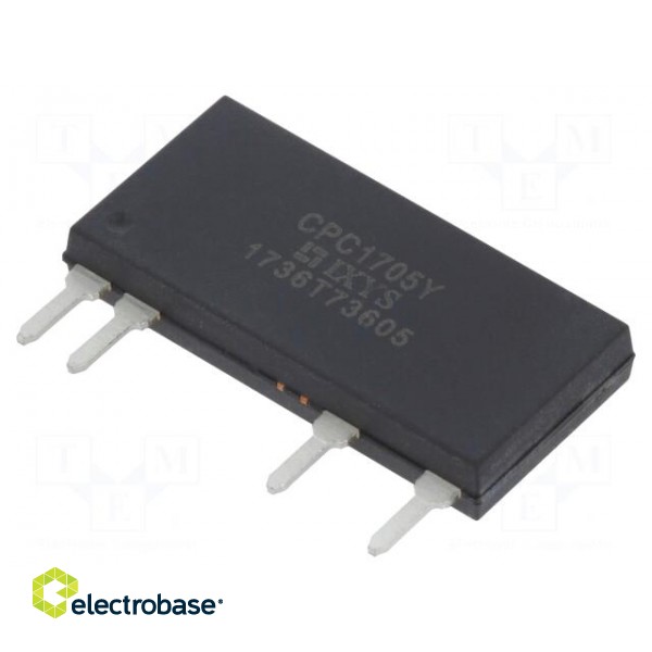 Relay: solid state | 3250mA | max.60VDC | THT | SOP4 | -40÷85°C | 0.09Ω