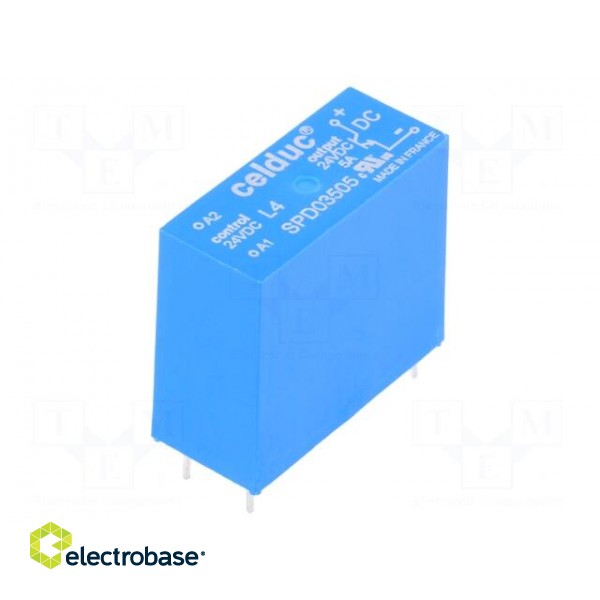 Relay: solid state | Ucntrl: 10÷30VDC | 5A | 0÷30VDC | Series: SPD image 1