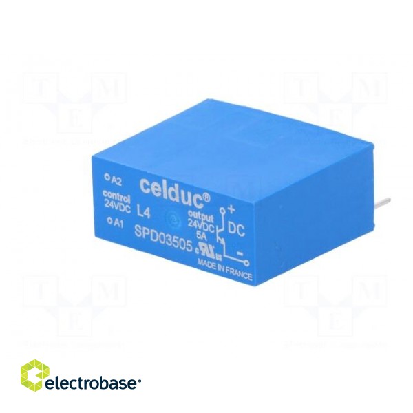Relay: solid state | Ucntrl: 10÷30VDC | 5A | 0÷30VDC | Series: SPD image 2