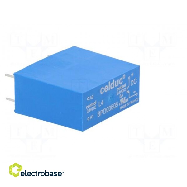 Relay: solid state | Ucntrl: 10÷30VDC | 5A | 0÷30VDC | Series: SPD image 8