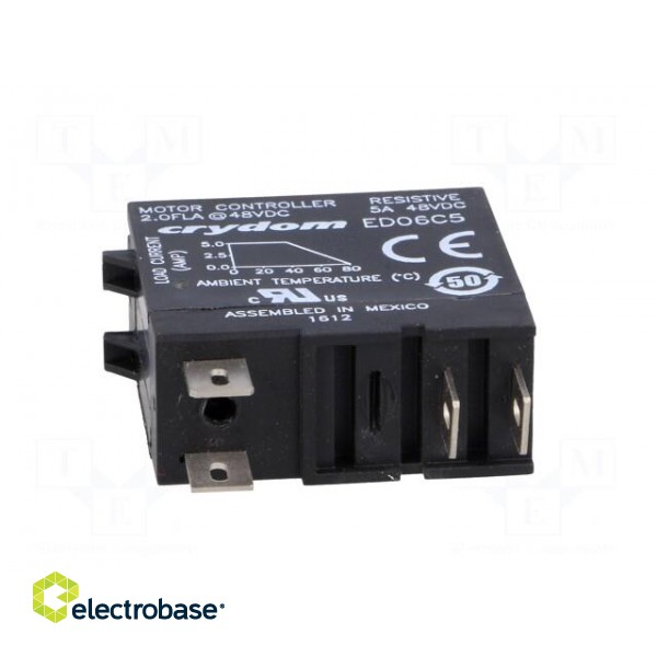 Relay: solid state | Ucntrl: 18÷32VDC | 5A | 1÷48VDC | socket | -30÷80°C image 5