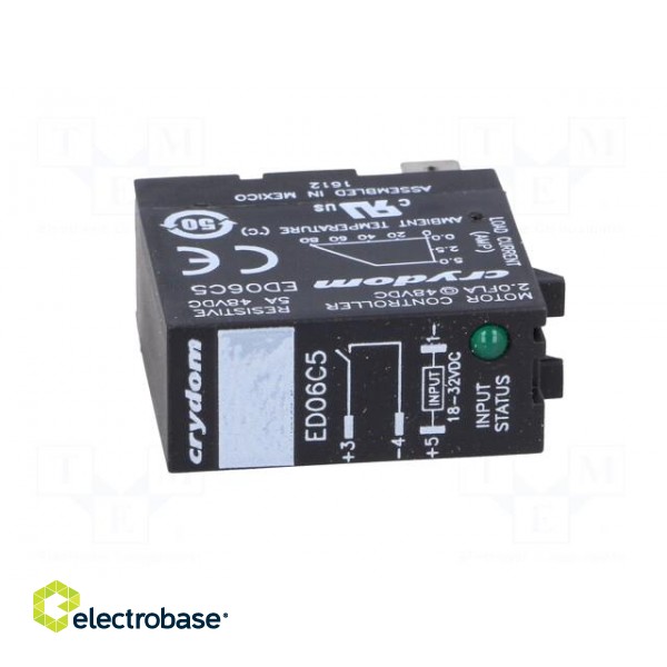 Relay: solid state | Ucntrl: 18÷32VDC | 5A | 1÷48VDC | socket | -30÷80°C image 9