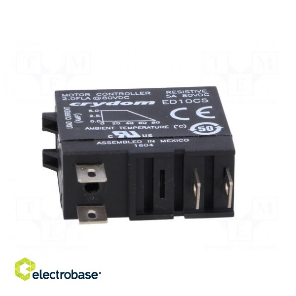 Relay: solid state | Ucntrl: 18÷32VDC | 5A | 1÷80VDC | socket | -30÷80°C image 5