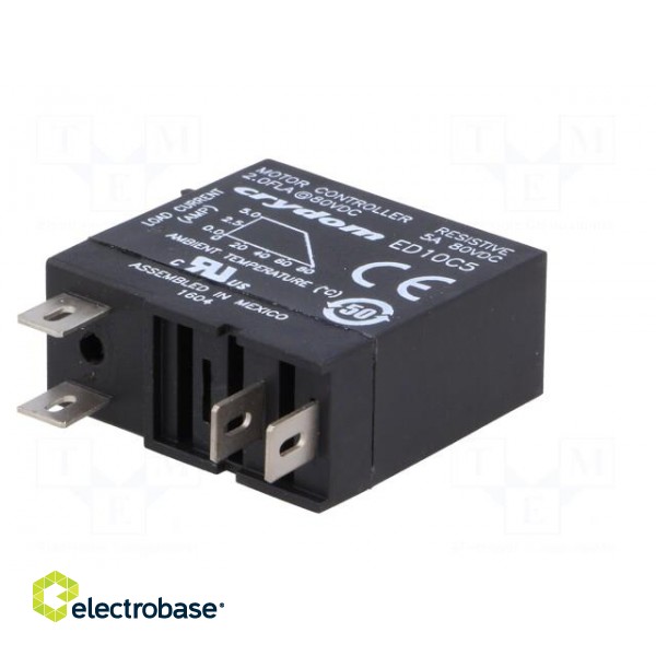 Relay: solid state | Ucntrl: 18÷32VDC | 5A | 1÷80VDC | socket | -30÷80°C paveikslėlis 6