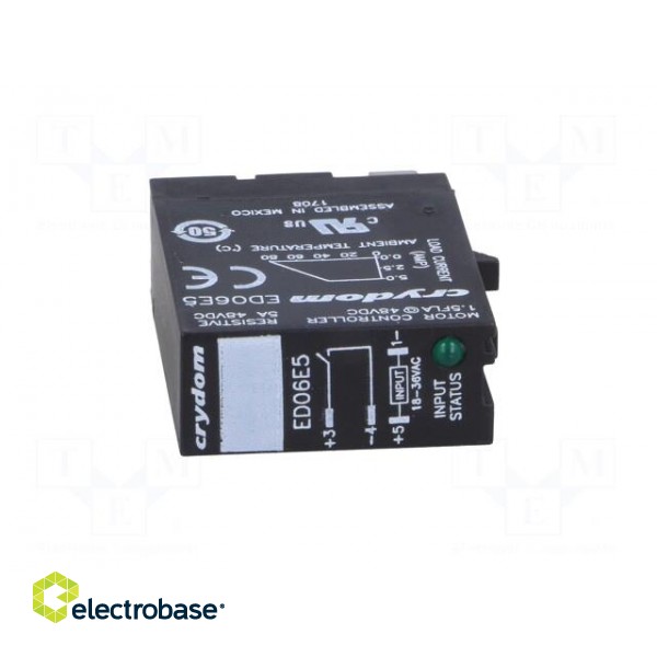 Relay: solid state | Ucntrl: 18÷36VDC | 5A | 1÷48VDC | socket | -30÷80°C фото 9