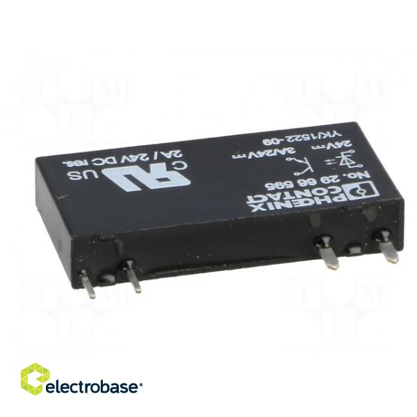 Relay: solid state | Ucntrl: 19.2÷28.8VDC | 3A | 3÷33VDC | socket image 9