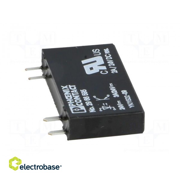 Relay: solid state | Ucntrl: 19.2÷28.8VDC | 3A | 3÷33VDC | socket image 3