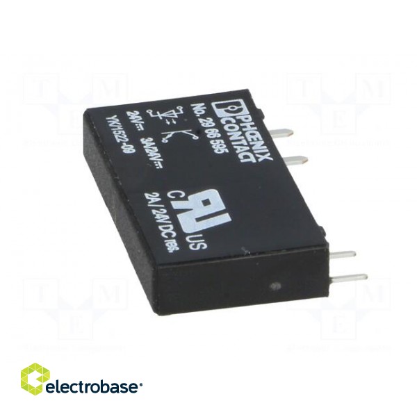 Relay: solid state | Ucntrl: 19.2÷28.8VDC | 3A | 3÷33VDC | socket image 7