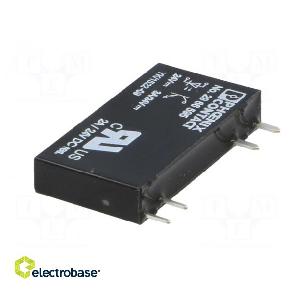 Relay: solid state | Ucntrl: 19.2÷28.8VDC | 3A | 3÷33VDC | socket image 8