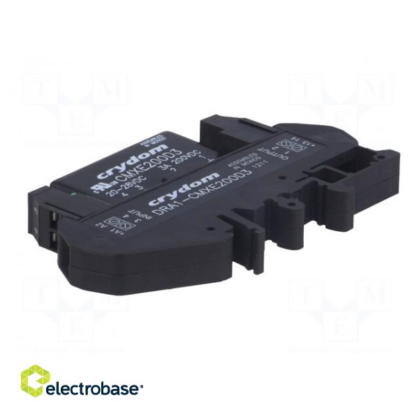 Relay: solid state | Ucntrl: 20÷28VDC | 3A | 1÷200VDC | DIN | -30÷80°C paveikslėlis 4