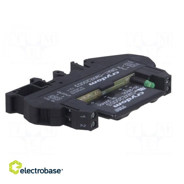 Relay: solid state | Ucntrl: 20÷28VDC | 3A | 1÷200VDC | DIN | -30÷80°C фото 8