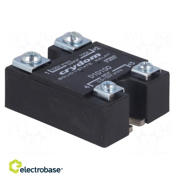 Relay: solid state | Ucntrl: 3.5÷32VDC | 100A | 1÷100VDC | Series: 1-DC фото 8