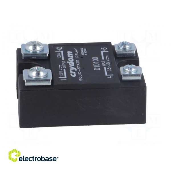 Relay: solid state | Ucntrl: 3.5÷32VDC | 100A | 1÷100VDC | Series: 1-DC фото 7