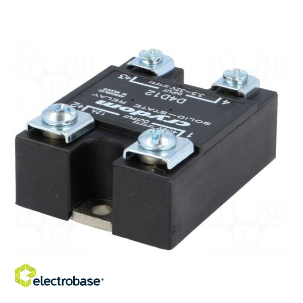 Relay: solid state | Ucntrl: 3.5÷32VDC | 12A | 1÷400VDC | Series: 1-DC фото 6