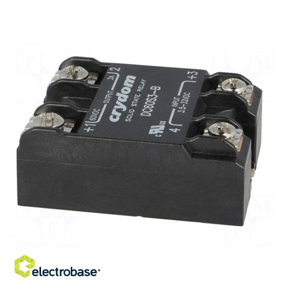 Relay: solid state | Ucntrl: 3.5÷32VDC | 3A | 3÷48VDC | Series: DC60 image 7