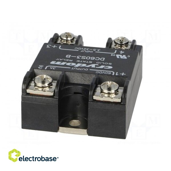 Relay: solid state | Ucntrl: 3.5÷32VDC | 3A | 3÷48VDC | Series: DC60 image 5