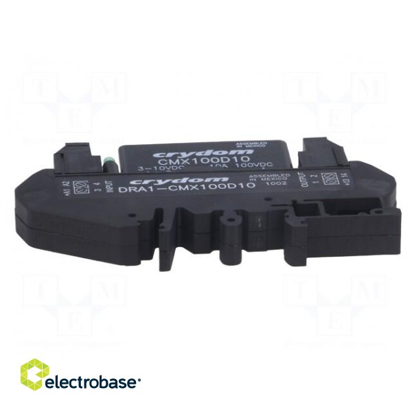 Relay: solid state | Ucntrl: 3÷10VDC | 10A | 1÷100VDC | DIN | -30÷80°C фото 5