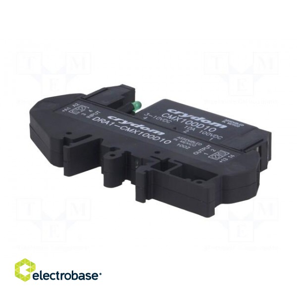Relay: solid state | Ucntrl: 3÷10VDC | 10A | 1÷100VDC | DIN | -30÷80°C фото 6