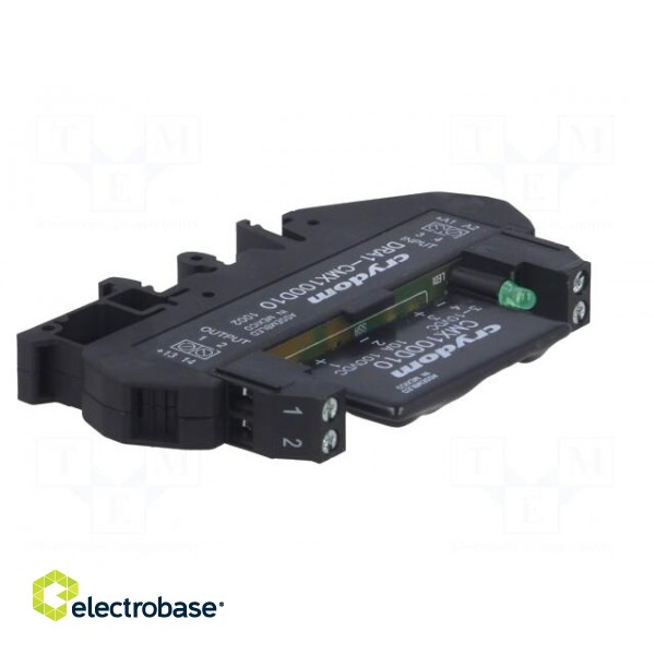 Relay: solid state | Ucntrl: 3÷10VDC | 10A | 1÷100VDC | DIN | -30÷80°C фото 8