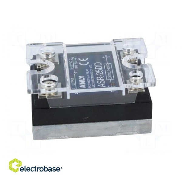 Relay: solid state | Ucntrl: 3÷32VDC | 25A | 5÷120VDC | Series: ASR фото 7