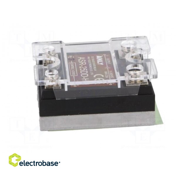 Relay: solid state | Ucntrl: 3÷32VDC | 25A | 5÷240VDC | Series: ASR фото 3