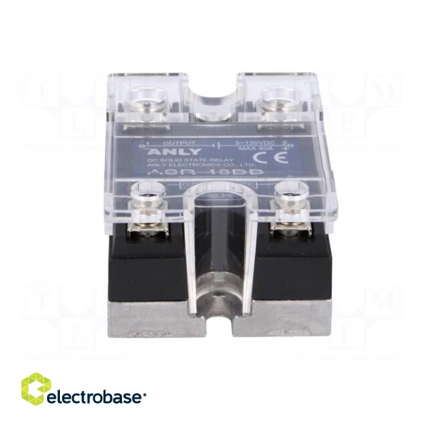 Relay: solid state | Ucntrl: 3÷32VDC | 40A | 5÷120VDC | Series: ASR фото 9