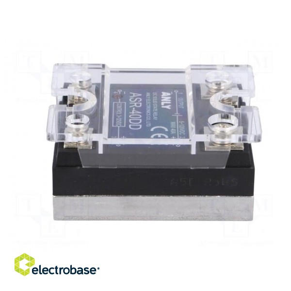 Relay: solid state | Ucntrl: 3÷32VDC | 40A | 5÷120VDC | Series: ASR image 3