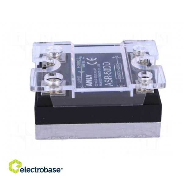 Relay: solid state | Ucntrl: 3÷32VDC | 50A | 5÷120VDC | Series: ASR фото 7