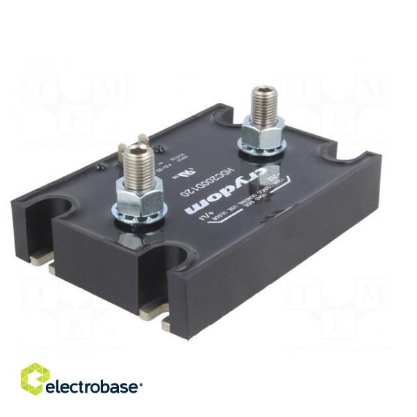 Relay: solid state | Ucntrl: 4.5÷32VDC | 120A | 7÷150VDC | Series: HDC image 6