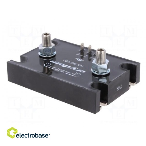 Relay: solid state | Ucntrl: 4.5÷32VDC | 160A | 7÷48VDC | screw type фото 8