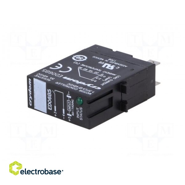 Relay: solid state | Ucntrl: 48÷72VDC | 5A | 1÷48VDC | socket | -30÷80°C фото 2