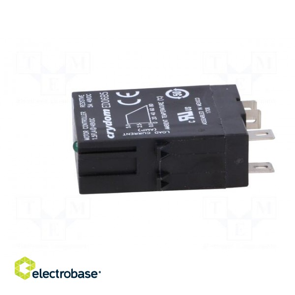 Relay: solid state | Ucntrl: 48÷72VDC | 5A | 1÷48VDC | socket | -30÷80°C image 3