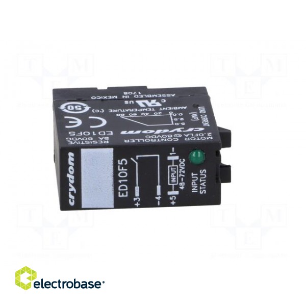 Relay: solid state | Ucntrl: 48÷72VDC | 5A | 1÷80VDC | socket | -30÷80°C image 9